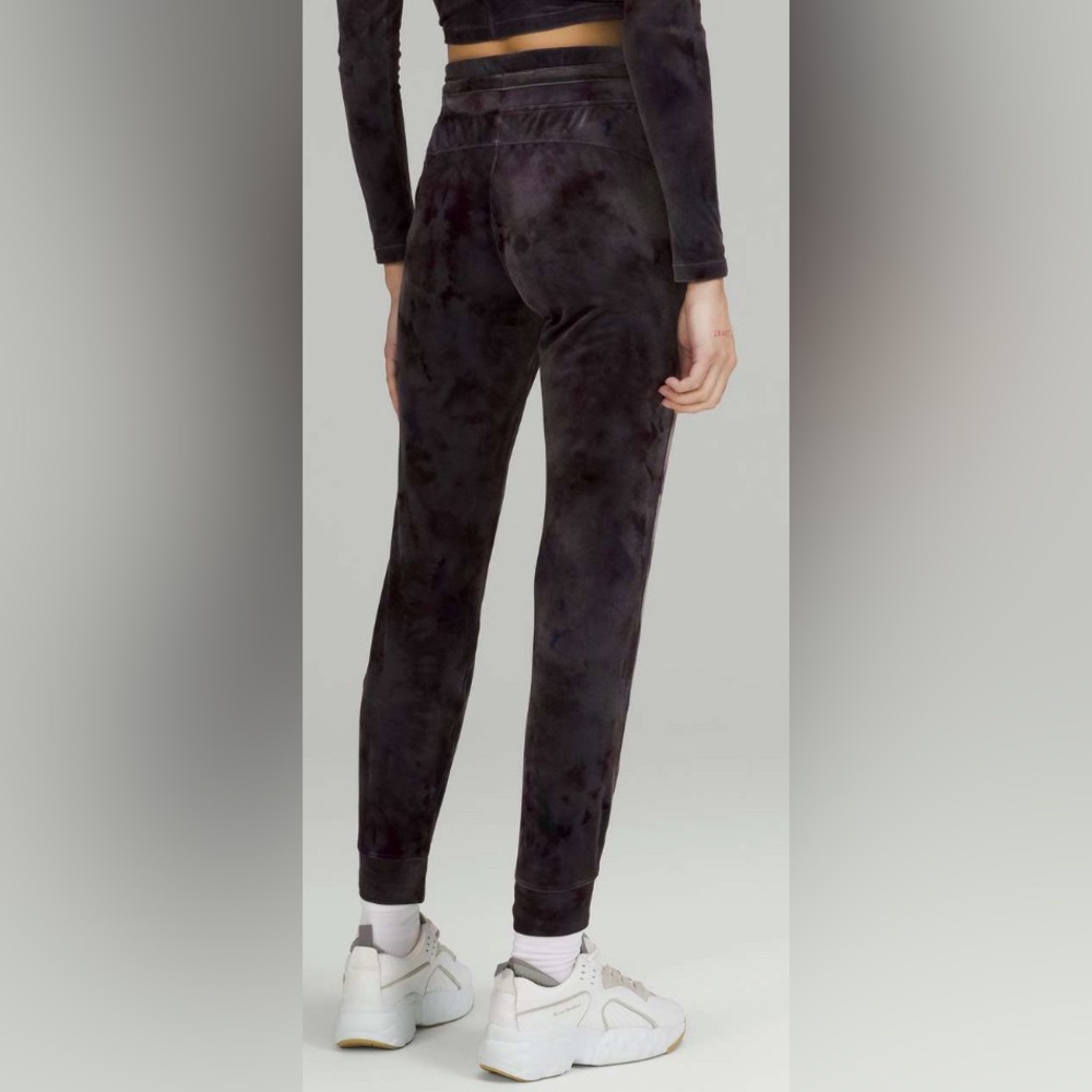 Lululemon Ready to Rulu High Rise Velour Jogger Insterstellar Dark Grey Multi 6 - Picture 2 of 10